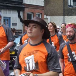 On the march