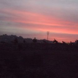 We return at sunset