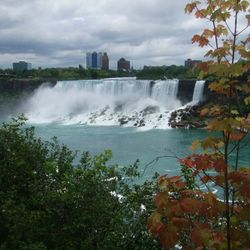 Spring colours and the American Falls