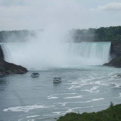 Canada's Horseshoe Falls between Goat Island and Table Rock