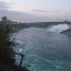 Downstream at dusk