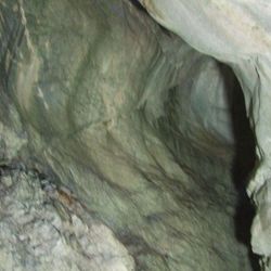 The cave that becomes a waterfall