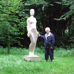 Eve meets a mate - Terence Coventry Sculptures, Coverack
