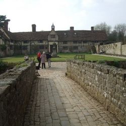 Bridge across the mote, Ightham Mote