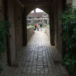 From the courtyard, Ightham Mote
