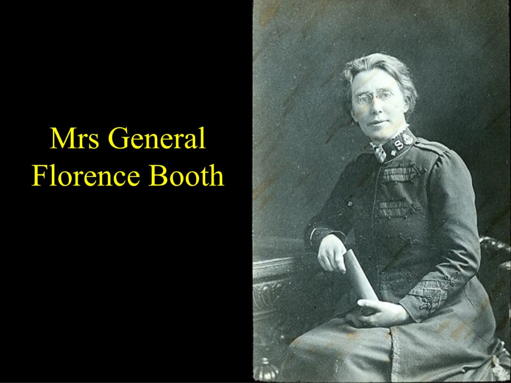 Mrs General Florence Booth.