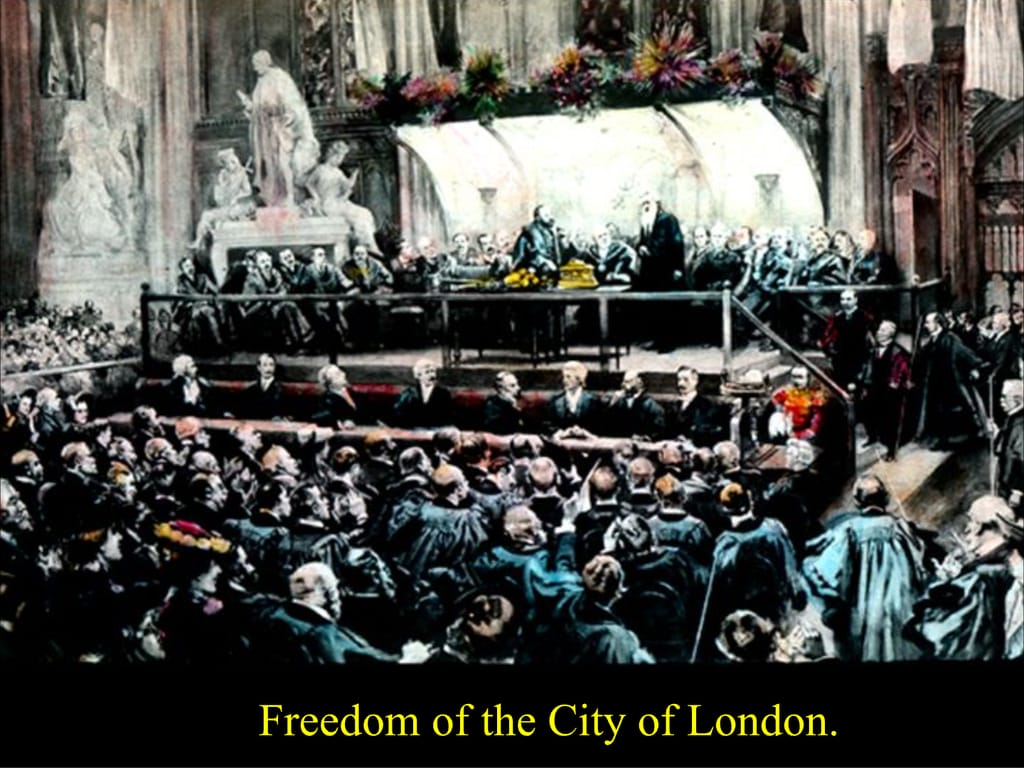 Freedom of the City of London.