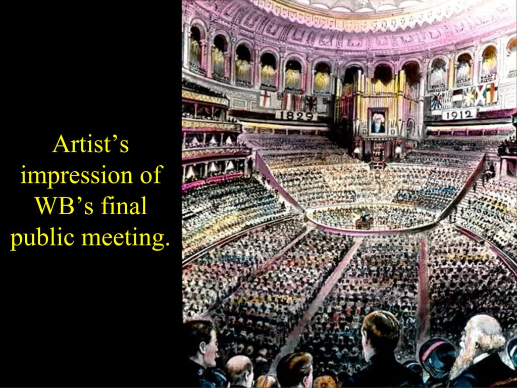 Artist’s impression of WB’s final public meeting.